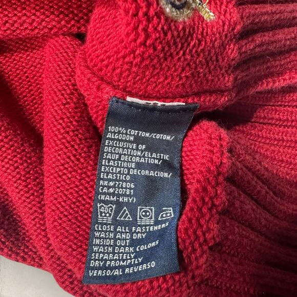 Vintage Tommy Hilfiger color block pullover sweater 1/2 zip large - Picture 4 of 4